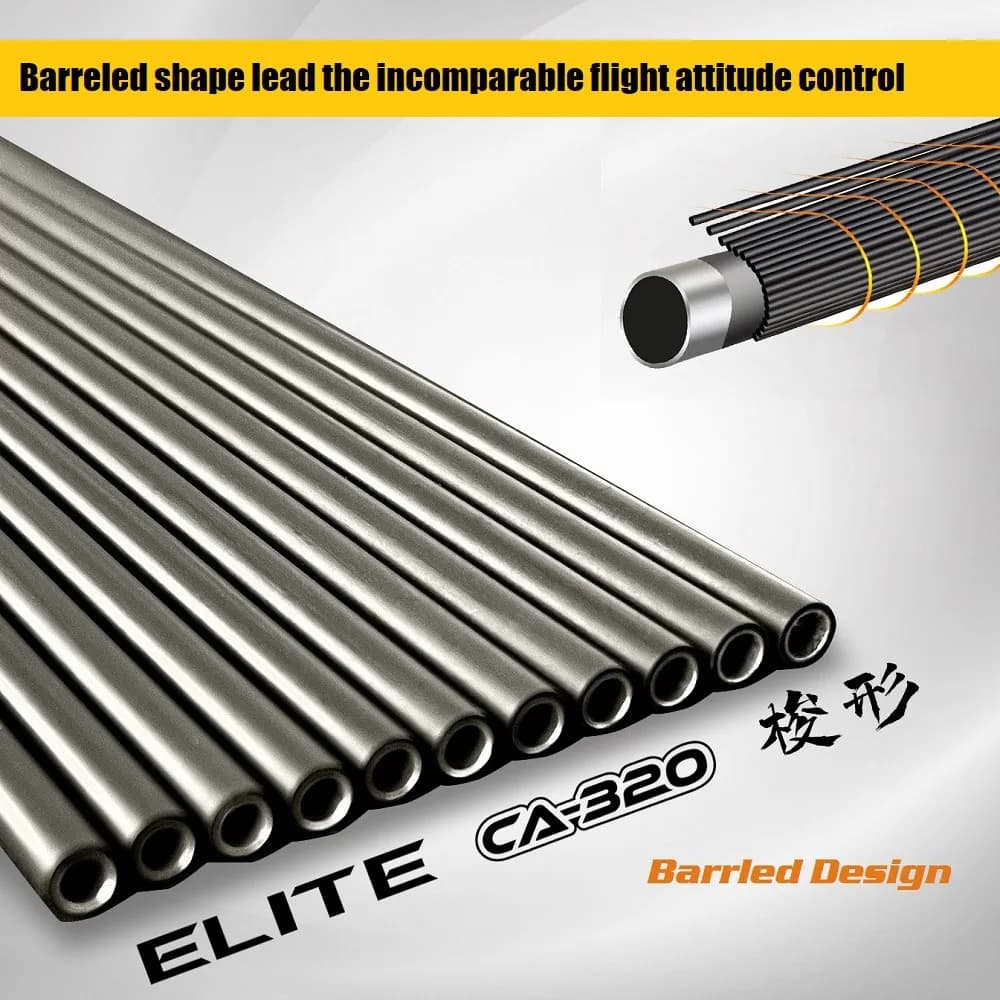 12pcs Pandarus Elite X10 CA320 Arrow Shaft ID3.2mm Barrled Design Arrow Tube Carbon Coated Aluminum arrow Archery Hunting - Image 3