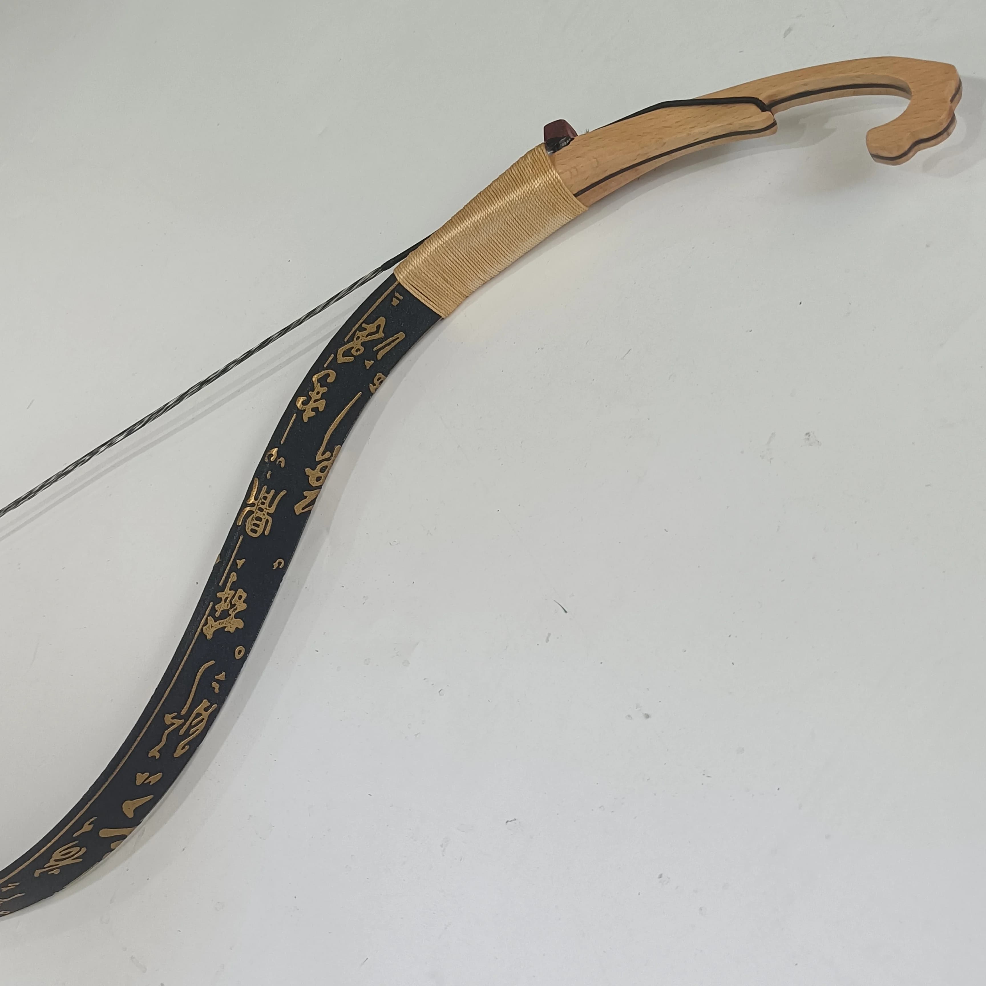 Archery KaiYuan Bow Longbow Recurve Bow and Arrow Traditional Hunting Bows - Image 3