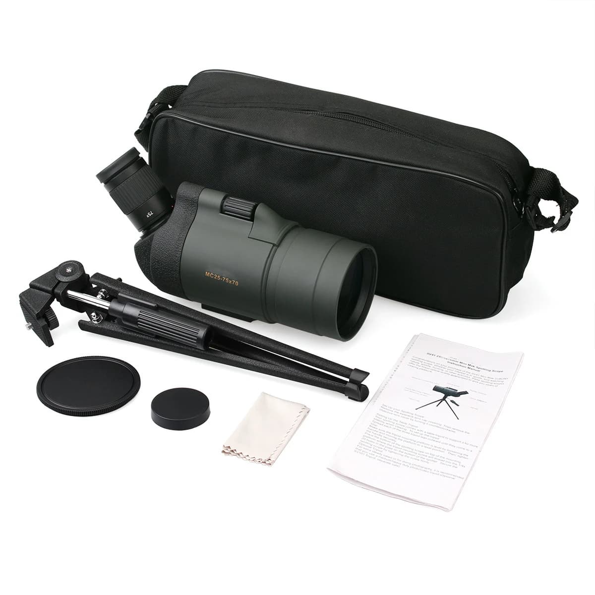High Quality BAK4 Prism 20-60x60 20-60x65 25-75x70 Spotting Scope for Hunting With Tripod - Image 6