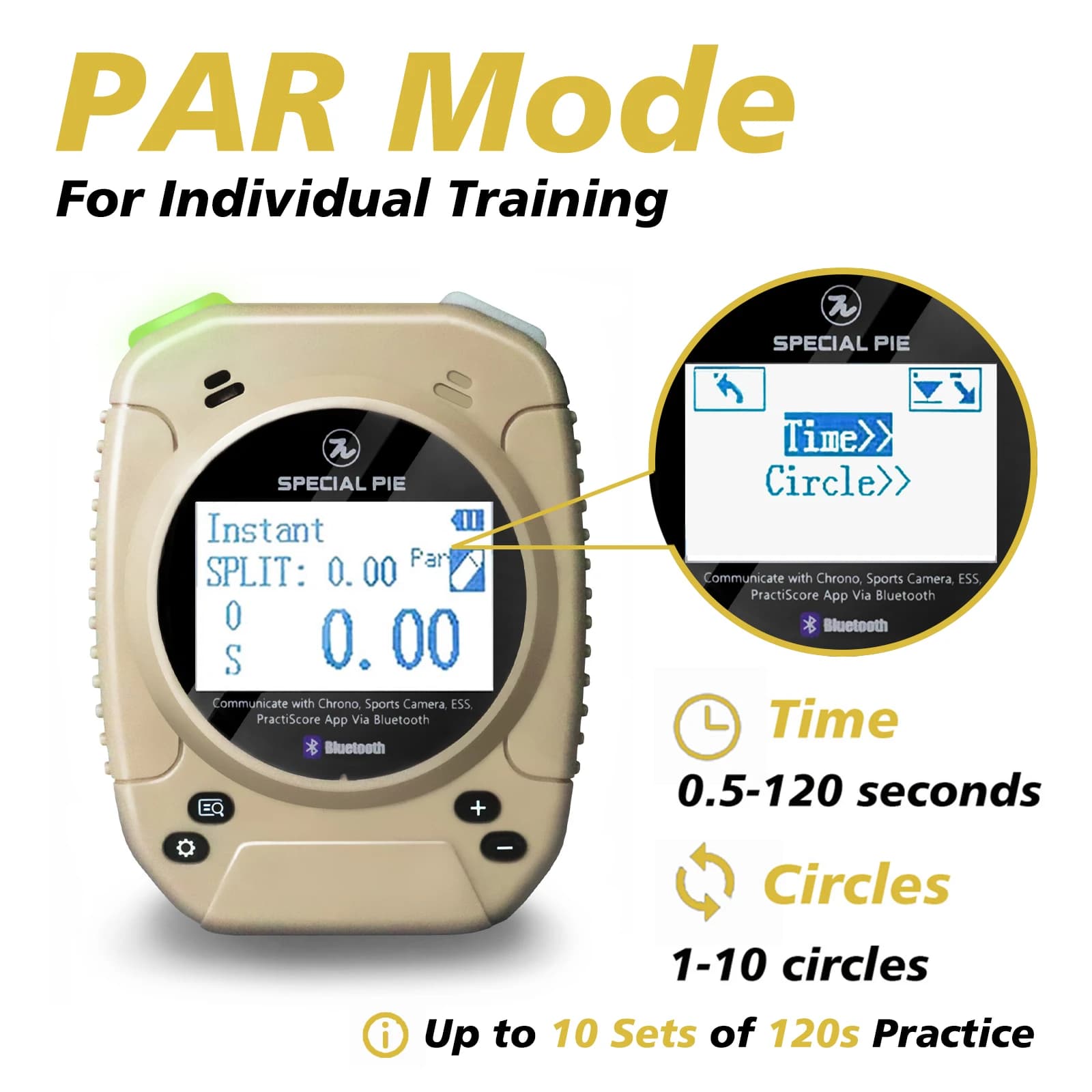 M1A2+W Shot Timer - USPSA Timer for Shooting Practice Perfect for Pistols Rifle Shotgun in, IPSC,IDPA,3 Gun, Steel Challenge - Image 3