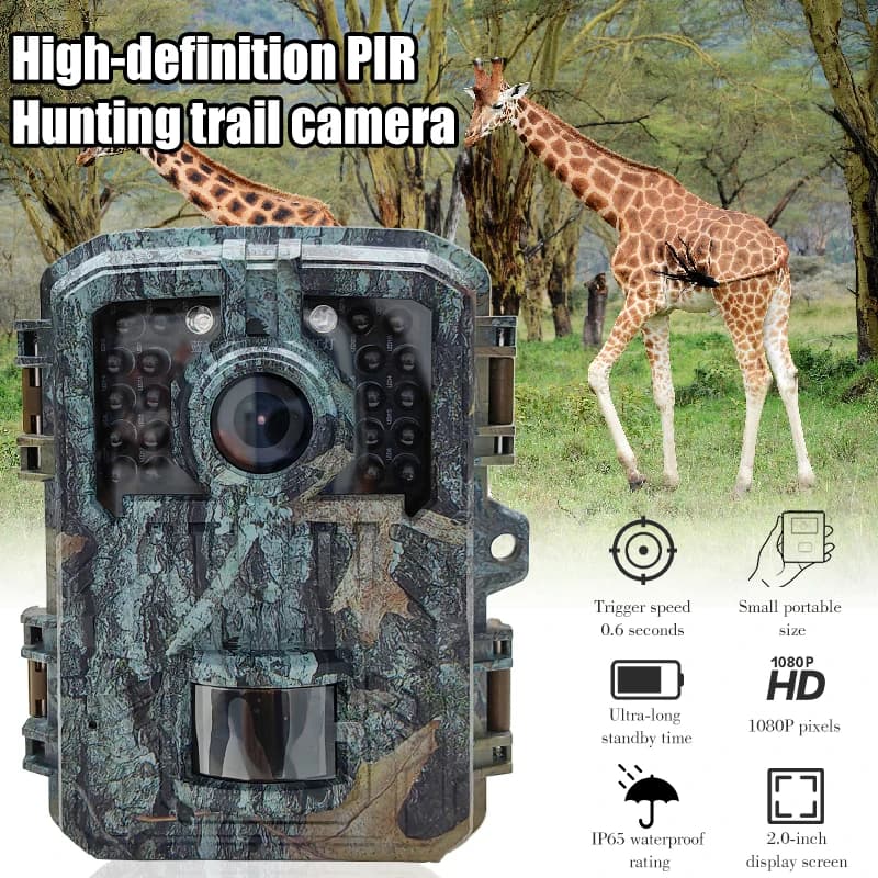 Mini Trail Hunting Camera Wild Hunter Camera 16MP 1080P Wildlife Animal Cameras Night Vision Photo Traps Surveillance to 32GB - Image 2