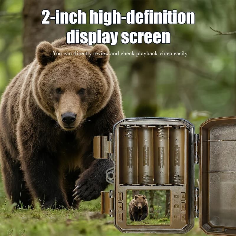 Mini Trail Hunting Camera Wild Hunter Camera 16MP 1080P Wildlife Animal Cameras Night Vision Photo Traps Surveillance to 32GB - Image 6
