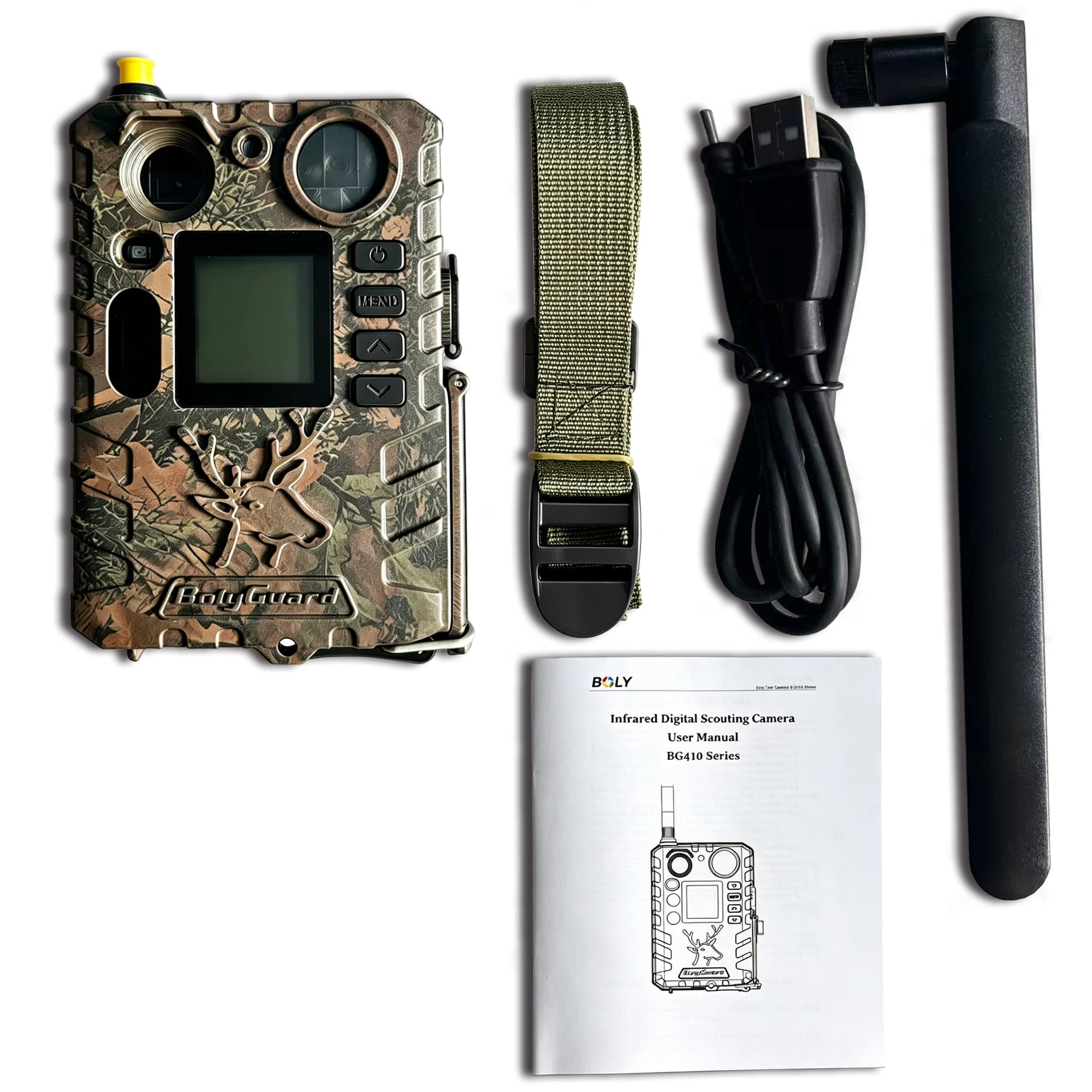 BolyGuard BG410-MS Trail Camera 4G LTE Wireless 4K FHD 37MP 940nm Invisible IR Night Vision Cellular Trap Hunting Camera+32GB TF - Image 5