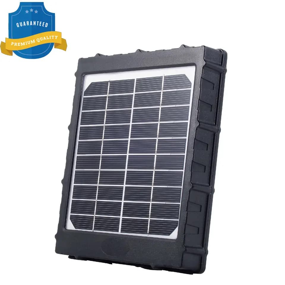 Trail Camera Solar Panel with 3W 8000mAh 5V 12V 9V 6V Output Solar Charger Kits for Security Camera Outdoor Use - Image 1