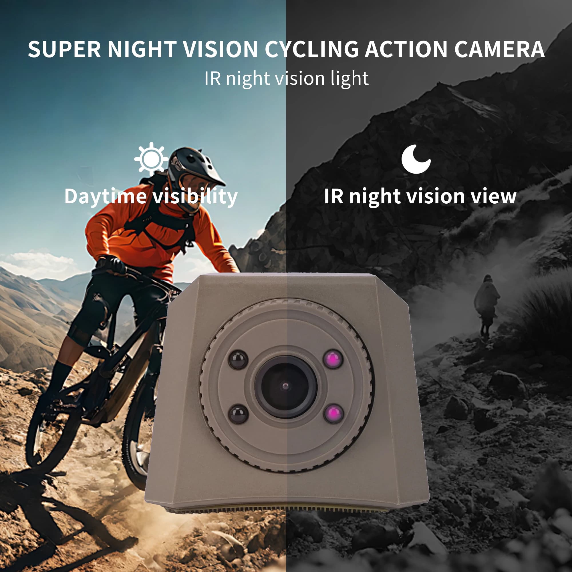 EverwildGear Tactical Helmet Camera Sport Camera with Video & Photo Function with Hook for CS Cosplay Photography Props - Image 5