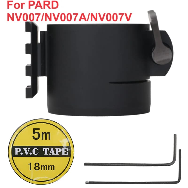 WILDGAMEPLUS Bayonet Fit For PARD NV007/NV007A/NV007V Night Vision Scope Camera Adapter With Rail For Rangefinder Torch Sleave - Image 2