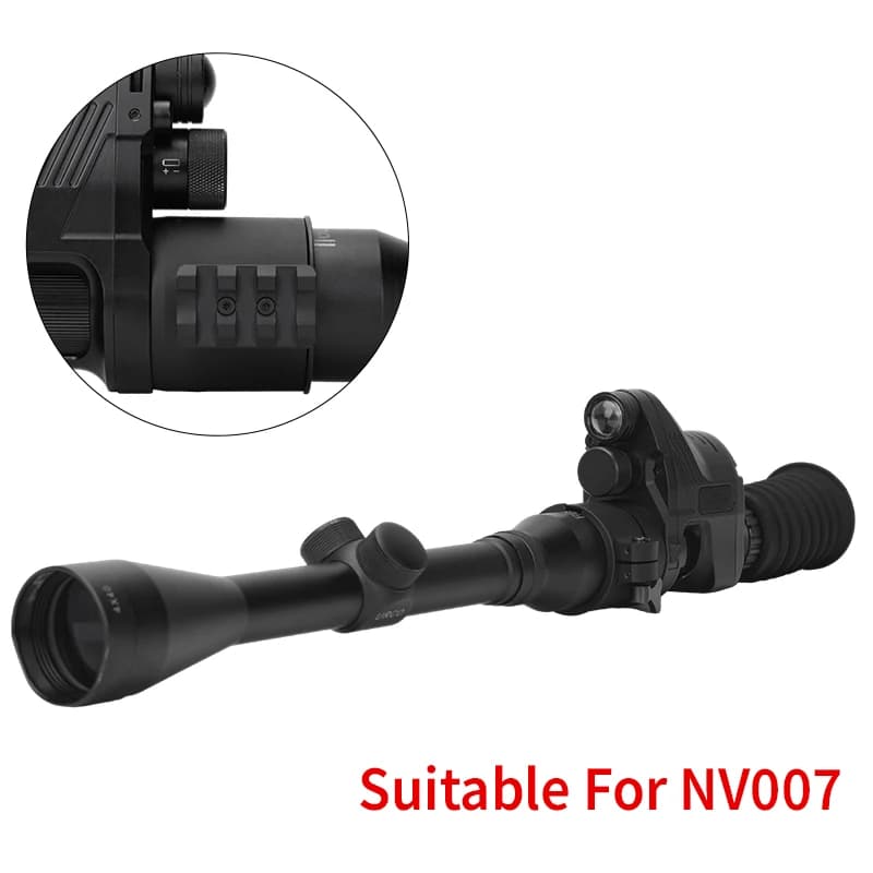 WILDGAMEPLUS Bayonet Fit For PARD NV007/NV007A/NV007V Night Vision Scope Camera Adapter With Rail For Rangefinder Torch Sleave - Image 6