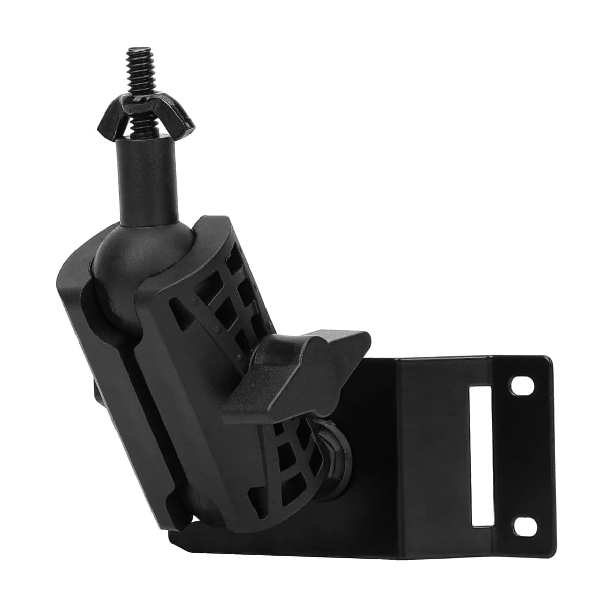 CS16 Trail Camera Mounting Bracket with 1/4" Threaded Insert Double Ball Head 360°Rotating Adjustable Holder for Outdoor Hunting - Image 1