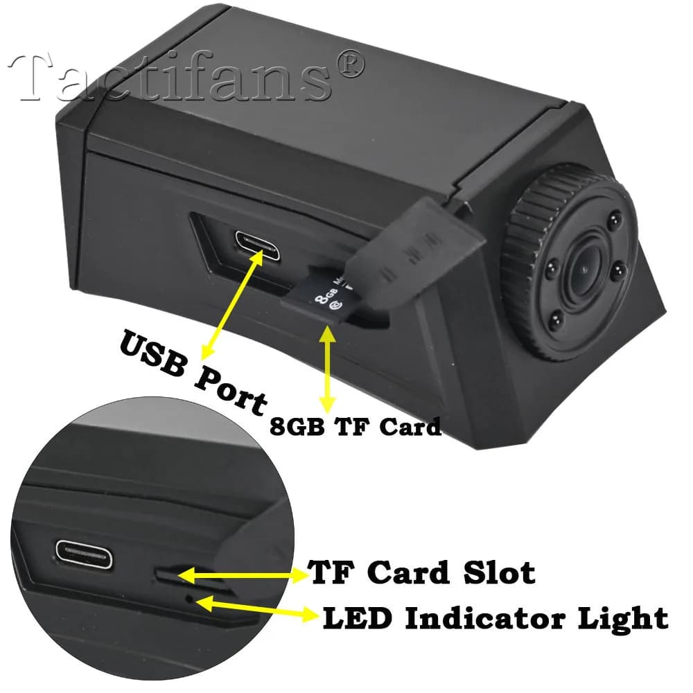 720 1080P Tactical Helmet Camera Sport Camera with Video & Photo Function with Hook for CS Cosplay Photography Props - Image 3