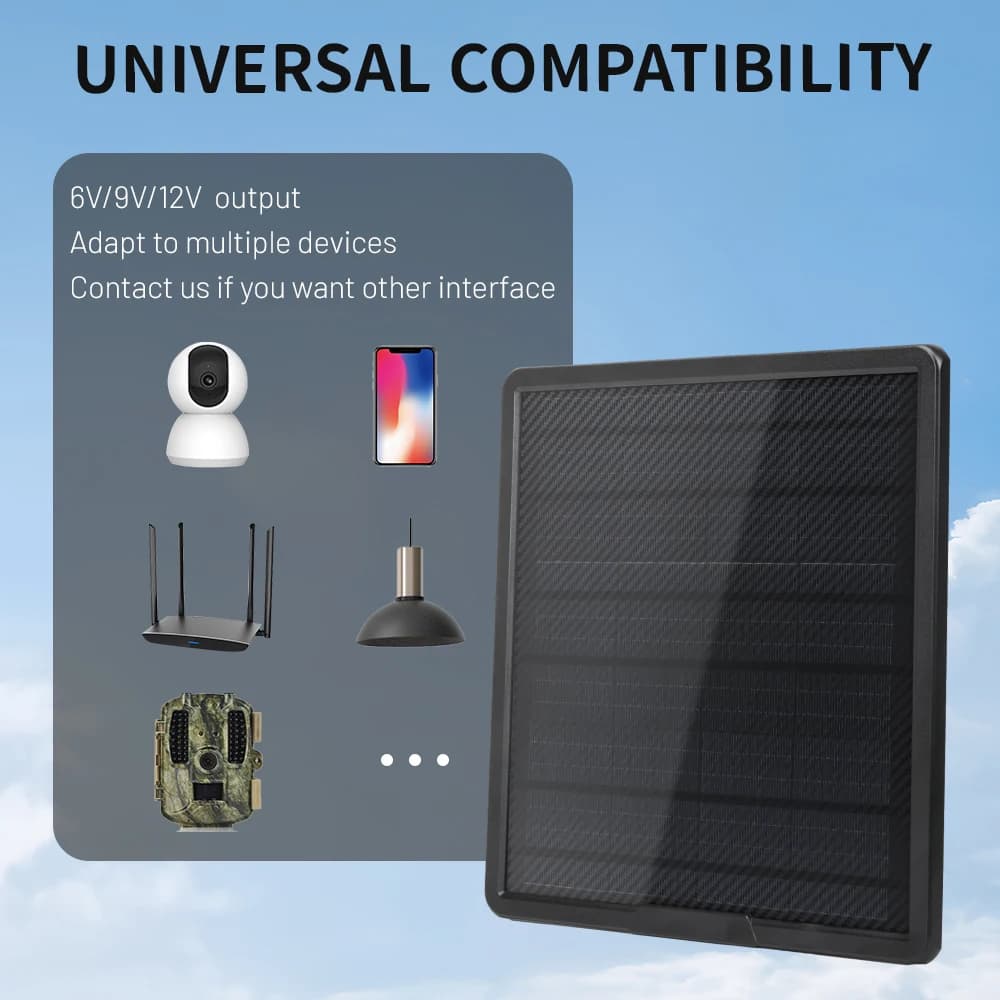 25000mAh Large Capacity Solar Power Pack IP66 Type-C Fast Charging Solar Panel Kit Complete for 4G Trail Hunting Secruity Camera - Image 5