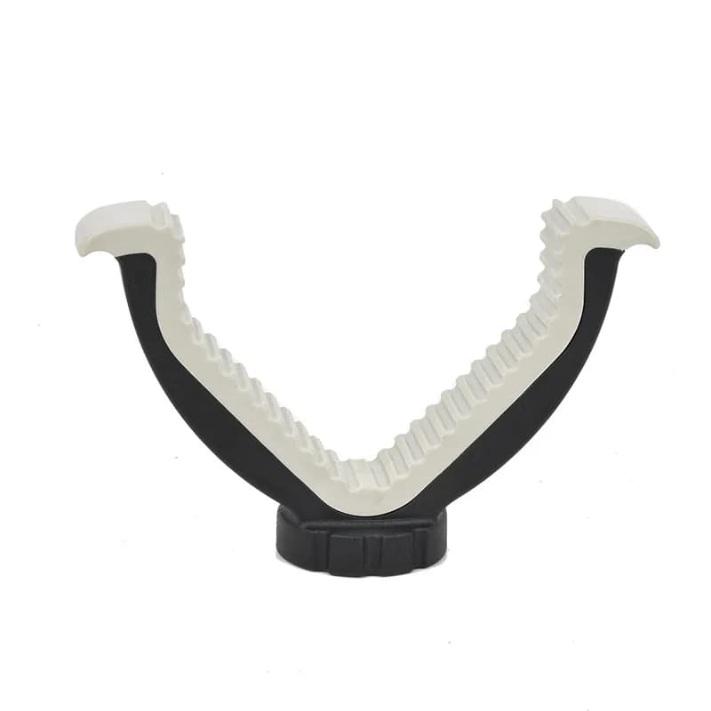 Aluminum Hunting Shooting Accessory V Shaped Rotating Yoke Monopod Telescopic Shooting Stick Hunting Stick with Shoulder Strap variant