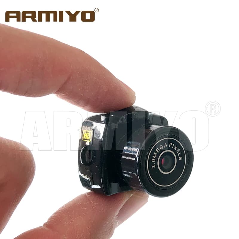 Armiyo Mini Keychain Camera 2MP Photo Support SD Card Tiny Digital Body Thumb Cam DV Micro Camcorder Trail Camera for Hunting - Image 1