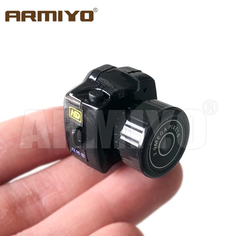Armiyo Mini Keychain Camera 2MP Photo Support SD Card Tiny Digital Body Thumb Cam DV Micro Camcorder Trail Camera for Hunting - Image 2
