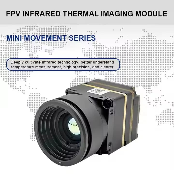 640*512 CVBS Thermal Camera Module High Performance Thermal Imaging Module For FPV Camera for Drone - Image 1