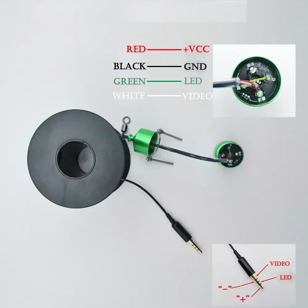 Underwater Night 1080P Vision Underwater Fishing Camera Fishing Finder Camera Vision Finder Fishing Night .. - Image 5