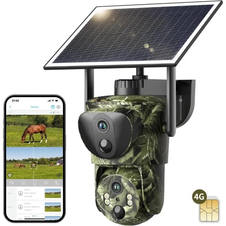 4G Wildlife Trail Camera Night Vision Animal Trap Camera 2.5K Trail Hunting Camera With Wide-angle Lens Ip66 Waterproof - Image 1
