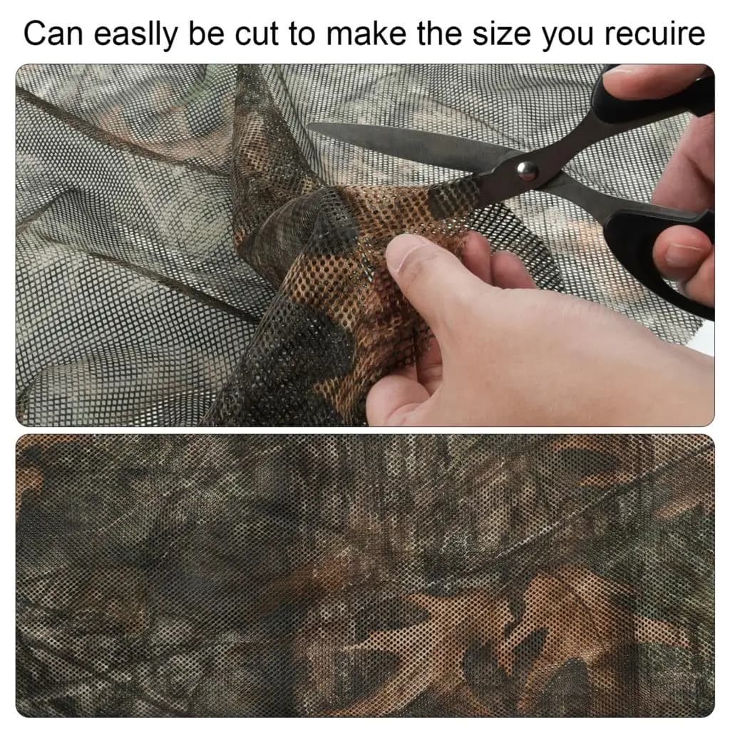 300D Camo Netting For Hunting Cover Camping Outdoor Camouflage Net Blinds Great For Shooting Ground Blinds Tree Stands - Image 6