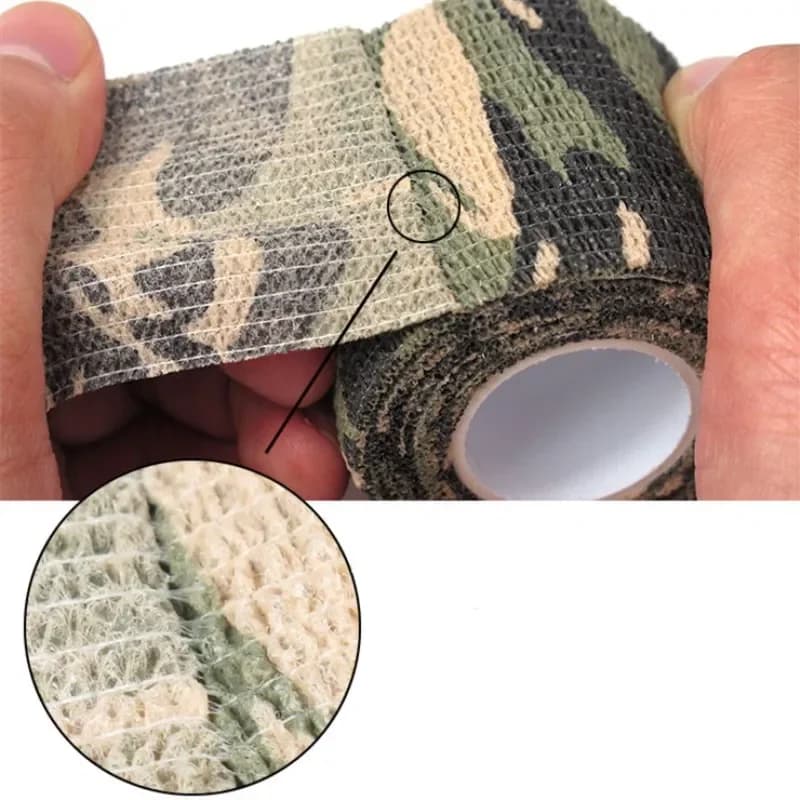 Army Camo Blind Wrap for Hunting Shooting Outdoor Camouflage Stealth Tape Waterproof Wrap Durable Hunting Accessories 5cmx4.5m - Image 1