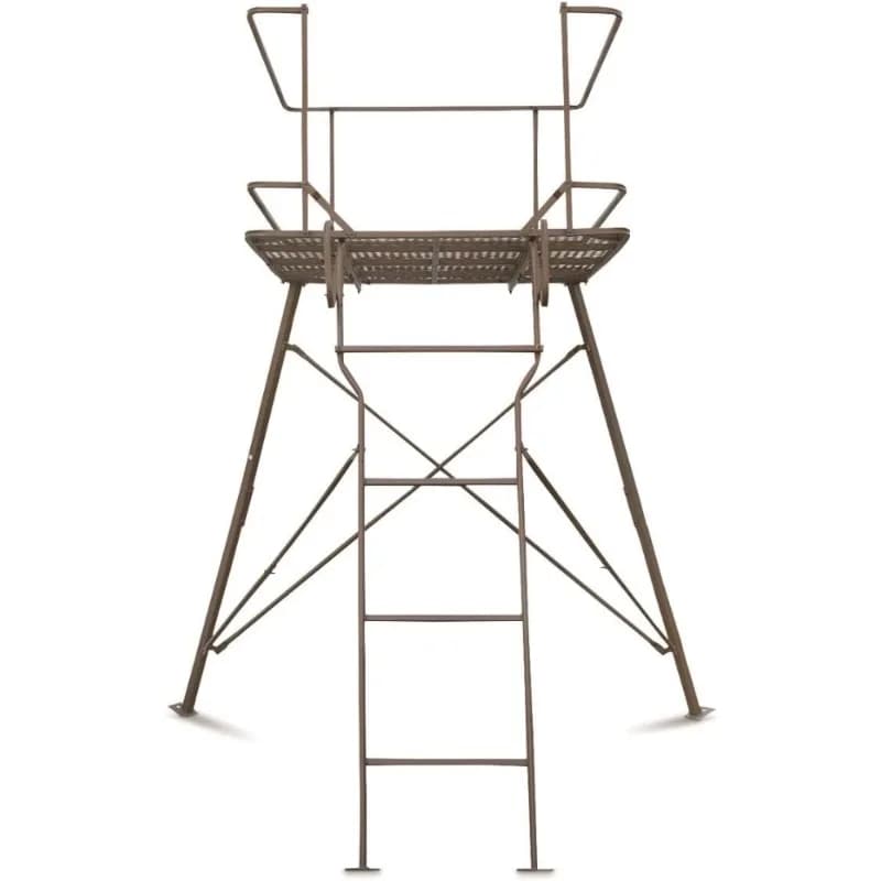 6 Foot 2 Man Hunting Tripod Tower Blind Elevated Stand Hunting Gear Equipment Accessories 4x4 - Image 2