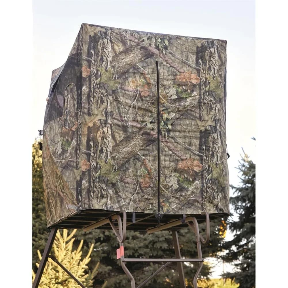 6 Foot 2 Man Hunting Tripod Tower Blind Elevated Stand for Deer Hunting Gear - Image 5