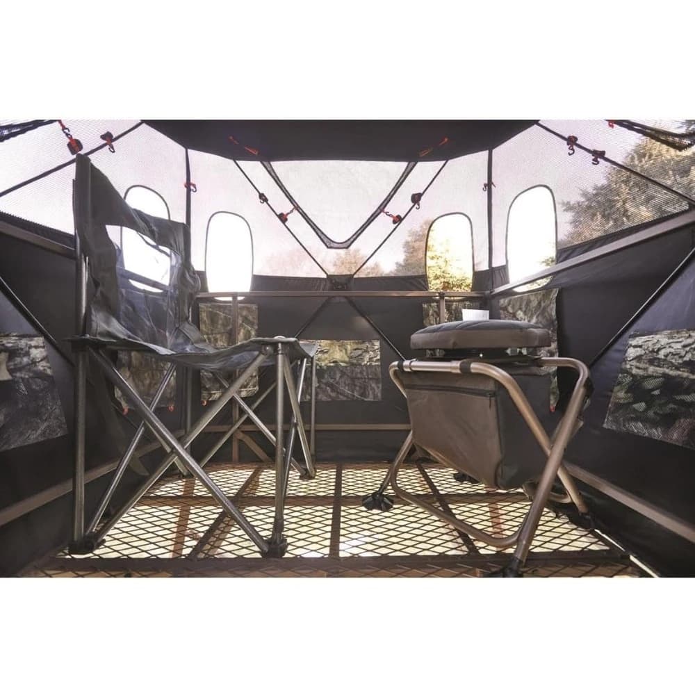 6 Foot 2 Man Hunting Tripod Tower Blind Stand Elevated Deer Hunting Gear Equipment Accessories 4x4 - Image 1