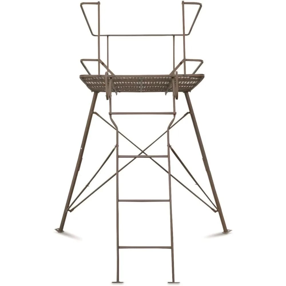 6 Foot 2 Man Hunting Tripod Tower Blind Stand Elevated Deer Hunting Gear Equipment Accessories 4x4 - Image 3
