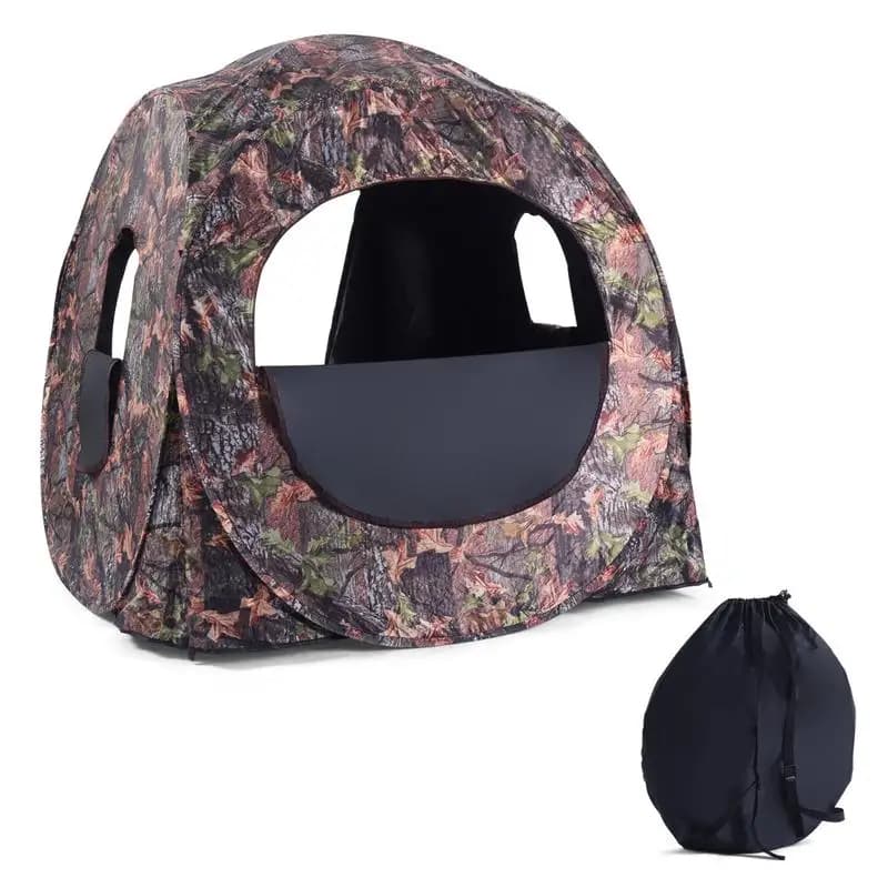 Portable Pop up Ground Camo Blind Hunting Enclosure - Image 6