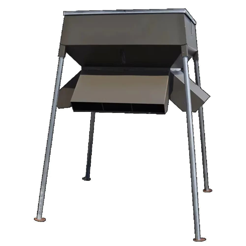 JH-Mechanical Outdoor Gravity Deer Feeder Eco-Friendly Varmint Adjustable Baffle 500lb Bracket Metalin Deer Feeder - Image 2