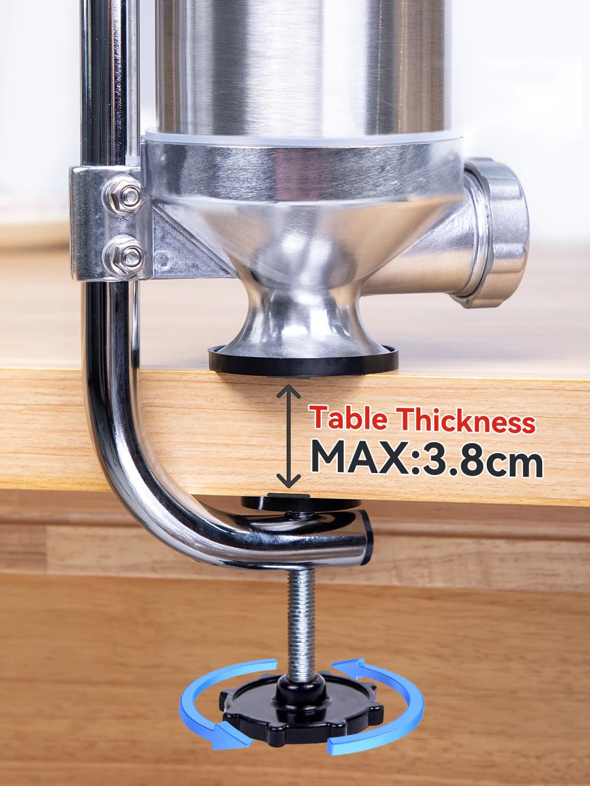 MASTER FENG Vertical Sausage Stuffer Homemade Manual Sausage Maker Sausage Meat Filling Machine - Image 6