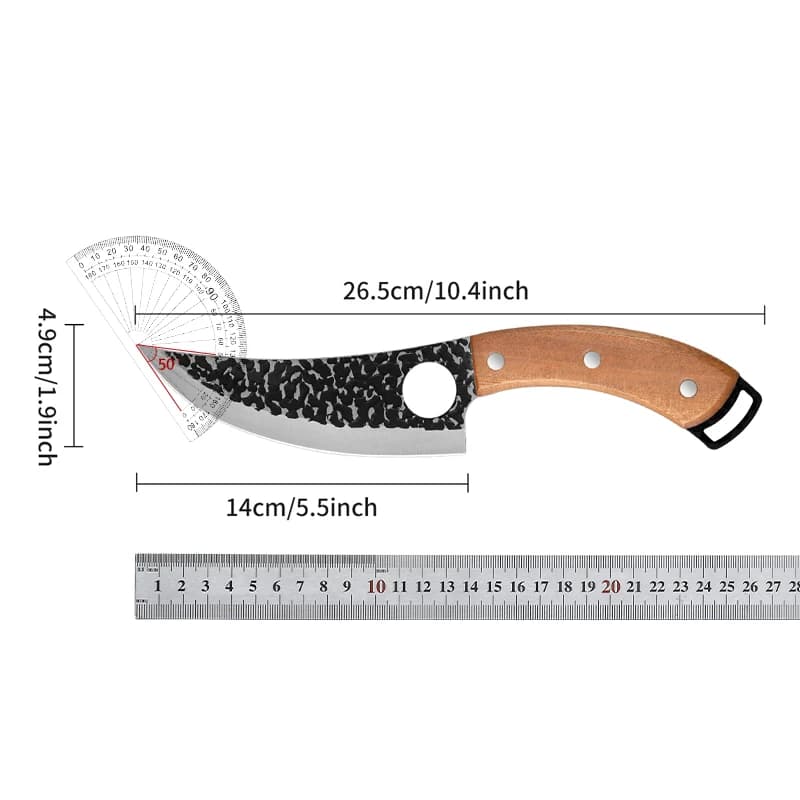 Handmade Forged Kitchen Knife Butcher Knife Boning Knives Meat Cleaver Vegetables Cutter Professional Household Chef Cook Knife - Image 6