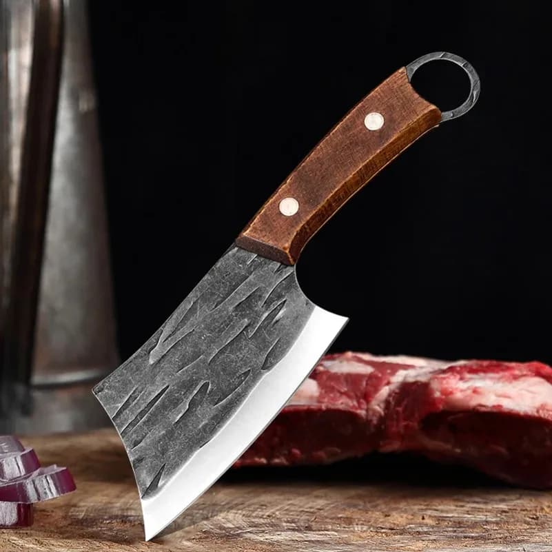 Cleaver Knife Slicing Fish Meat Vegetables Boning Butcher Knife Stainless Steel Wooden Handle Kitchen Knives Chef Cooking Knifes - Image 1