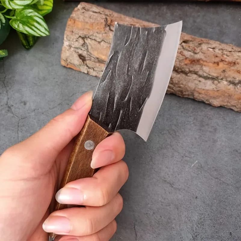Cleaver Knife Slicing Fish Meat Vegetables Boning Butcher Knife Stainless Steel Wooden Handle Kitchen Knives Chef Cooking Knifes - Image 2