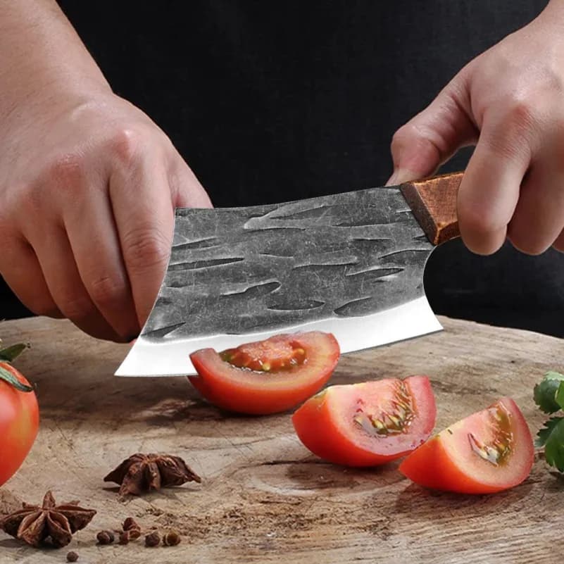Cleaver Knife Slicing Fish Meat Vegetables Boning Butcher Knife Stainless Steel Wooden Handle Kitchen Knives Chef Cooking Knifes - Image 3