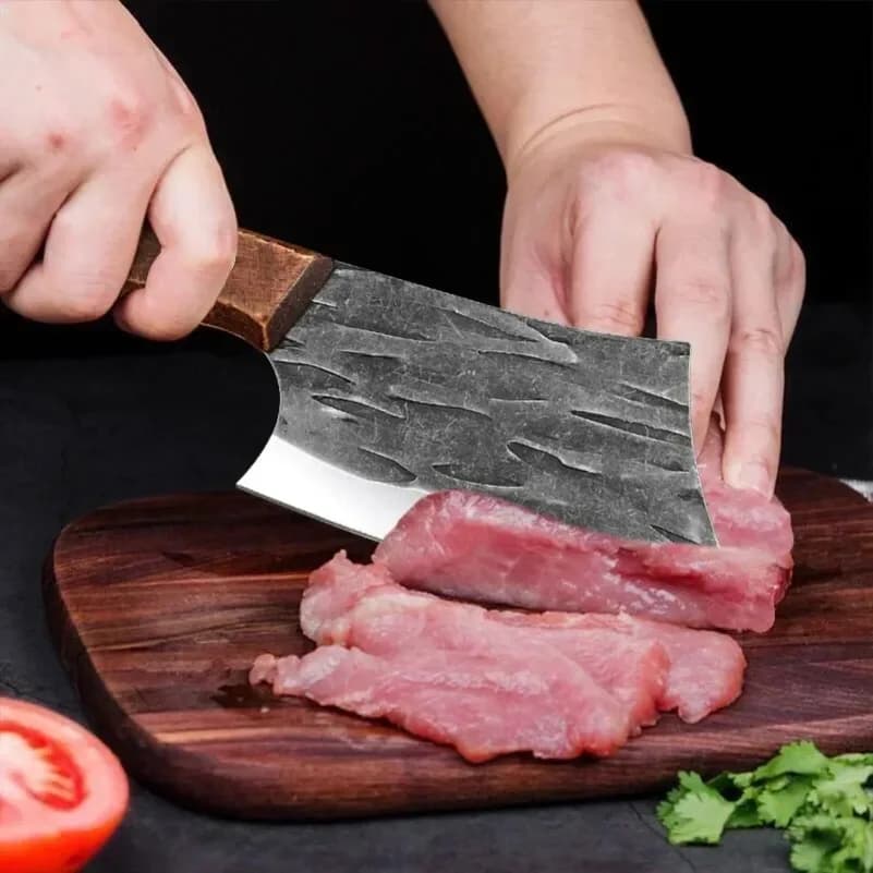 Cleaver Knife Slicing Fish Meat Vegetables Boning Butcher Knife Stainless Steel Wooden Handle Kitchen Knives Chef Cooking Knifes - Image 4