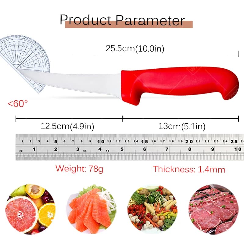 WXCOO Boning Knife Professional Steak Knife Japanese Chef Cooking Knives Meat Cleaver Slicing Fish Fillet Cutting Sushi Knife - Image 2