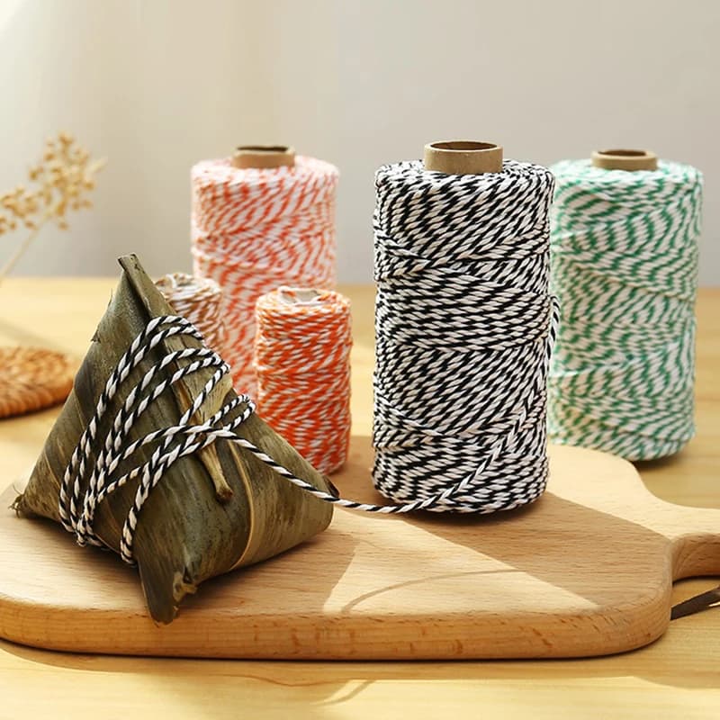 2mm Thick Butchers String Cotton Twine Meat Prep Trussing Turkey Barbecue Strings Meat Sausage Tie Rope Cord 100 Meters - Image 3