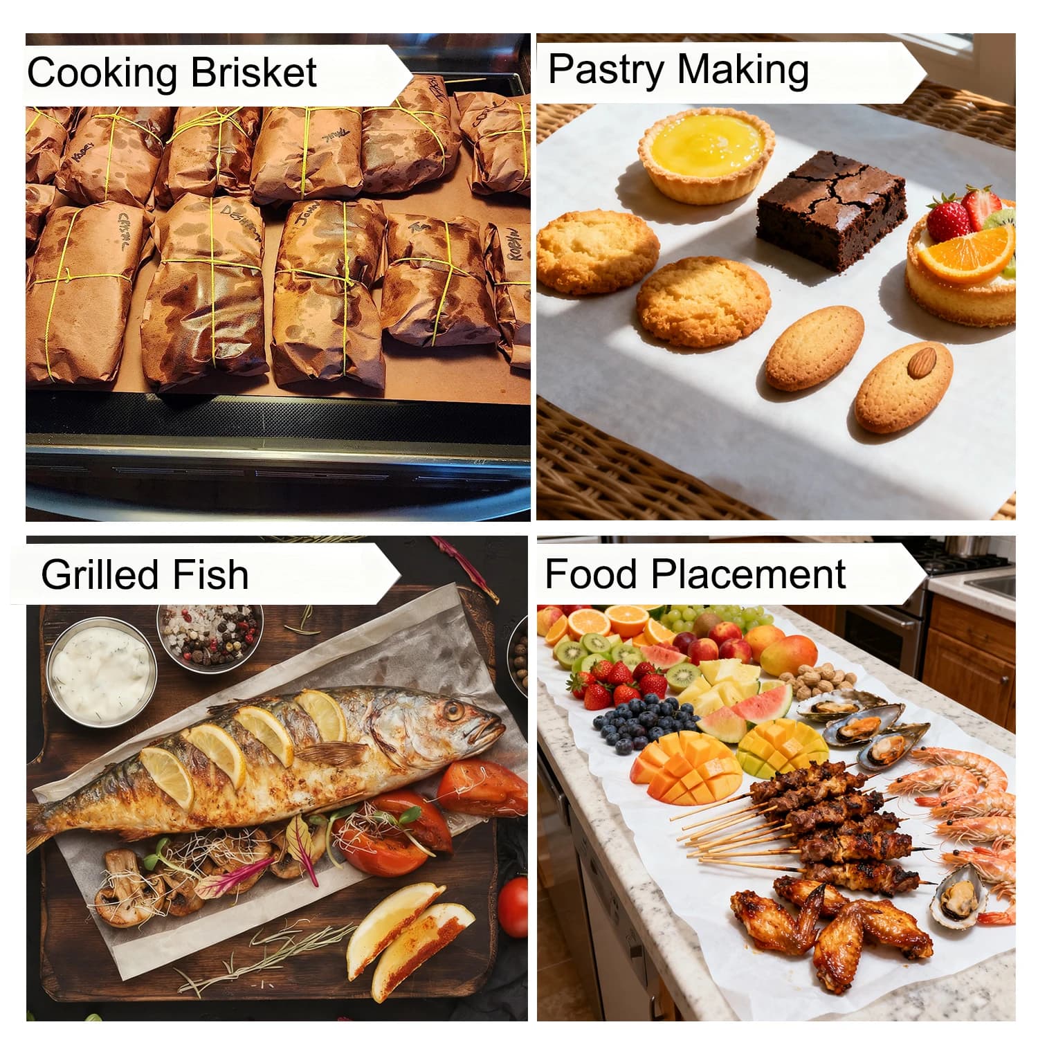 10m Unwaxed Peach Butcher Paper Roll 30cmx10m Barbecue Heavy Duty Smoking Meat Brisket Wrap Oil Resistant Tear Proof Cooking - Image 6