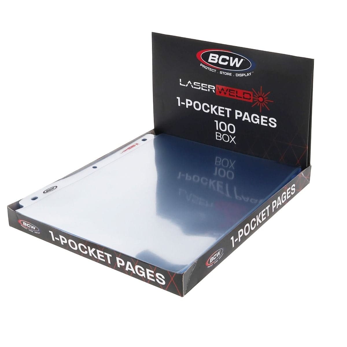 LaserWeld Document Pages - 1 Pocket - 100ct Box, packaging open