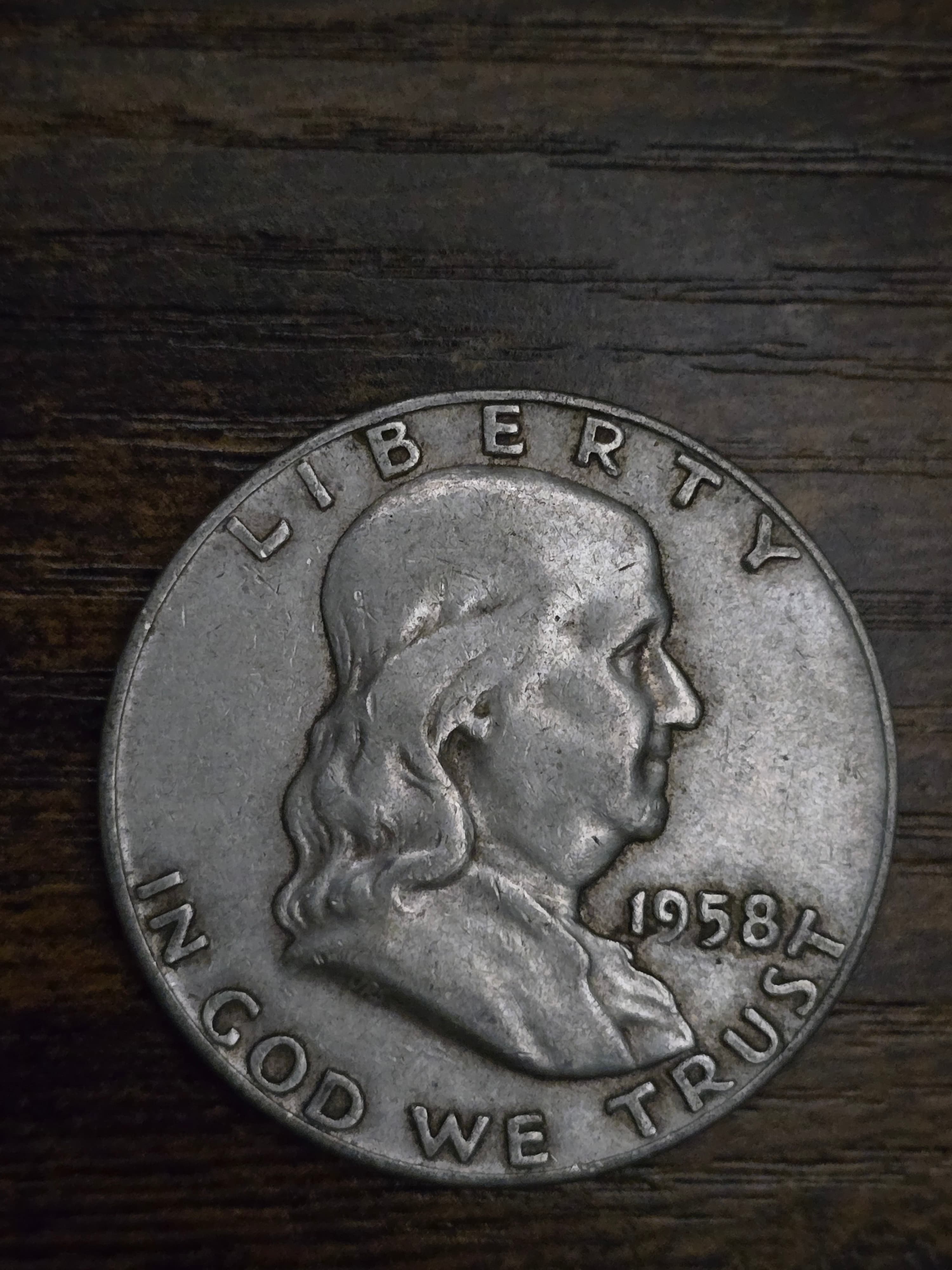 Product image of 1958 Franklin half dollar - USA