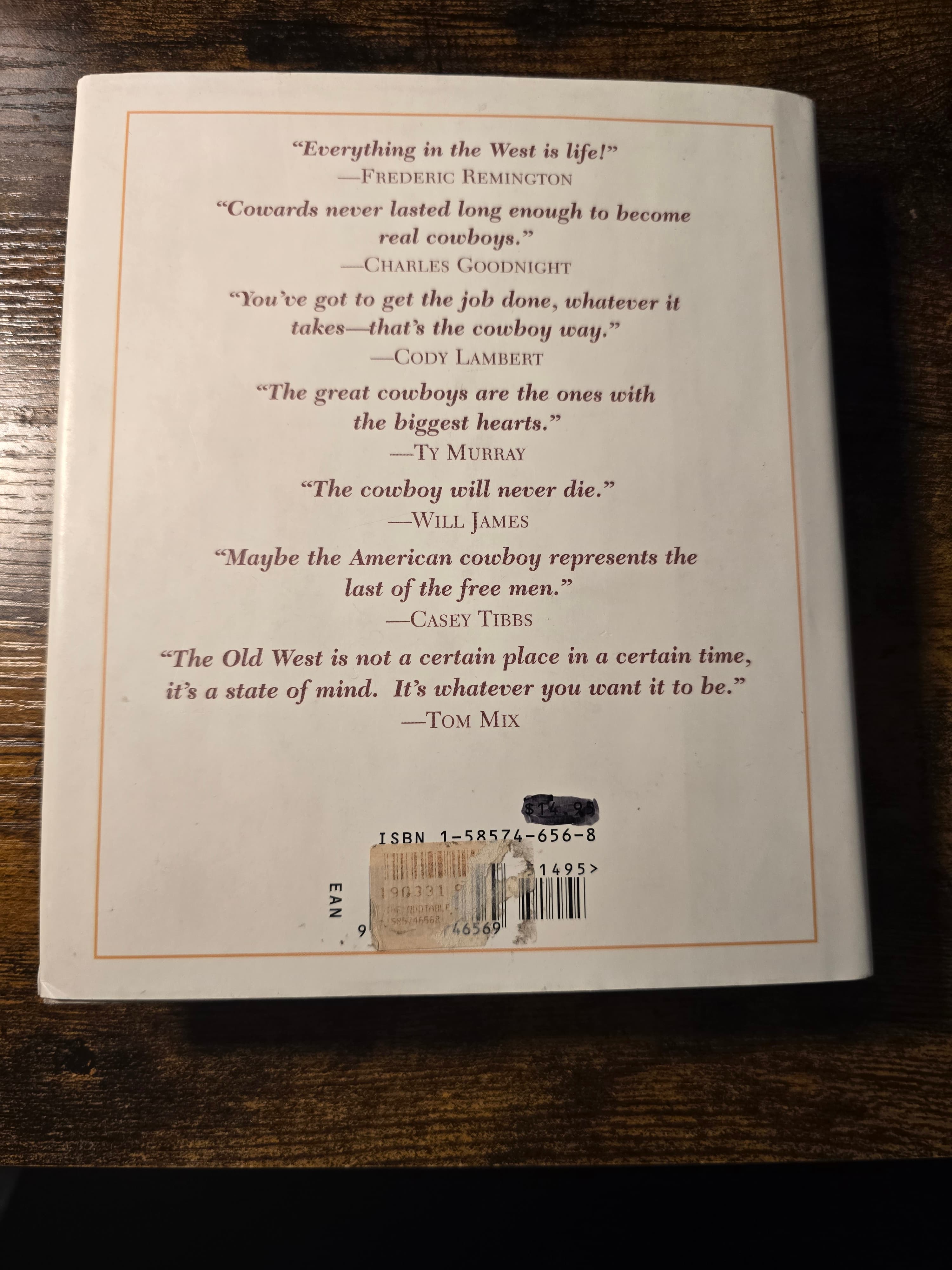 Product image of THE QUOTABLE COWBOY
