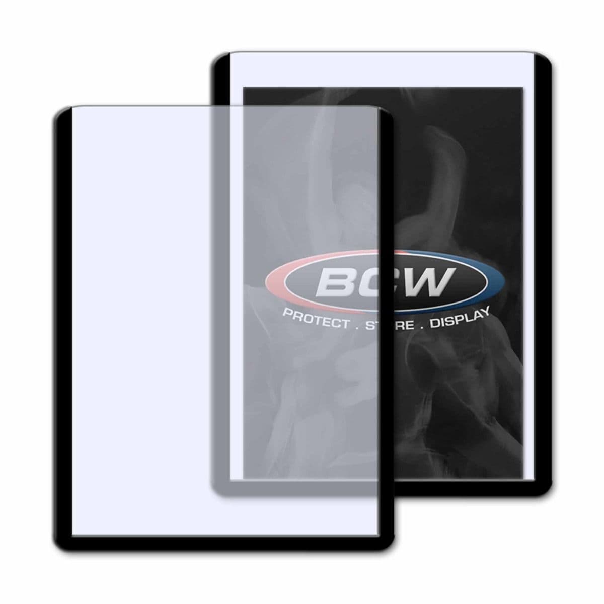3x4 TOPLOAD CARD HOLDER - BLACK BORDER
