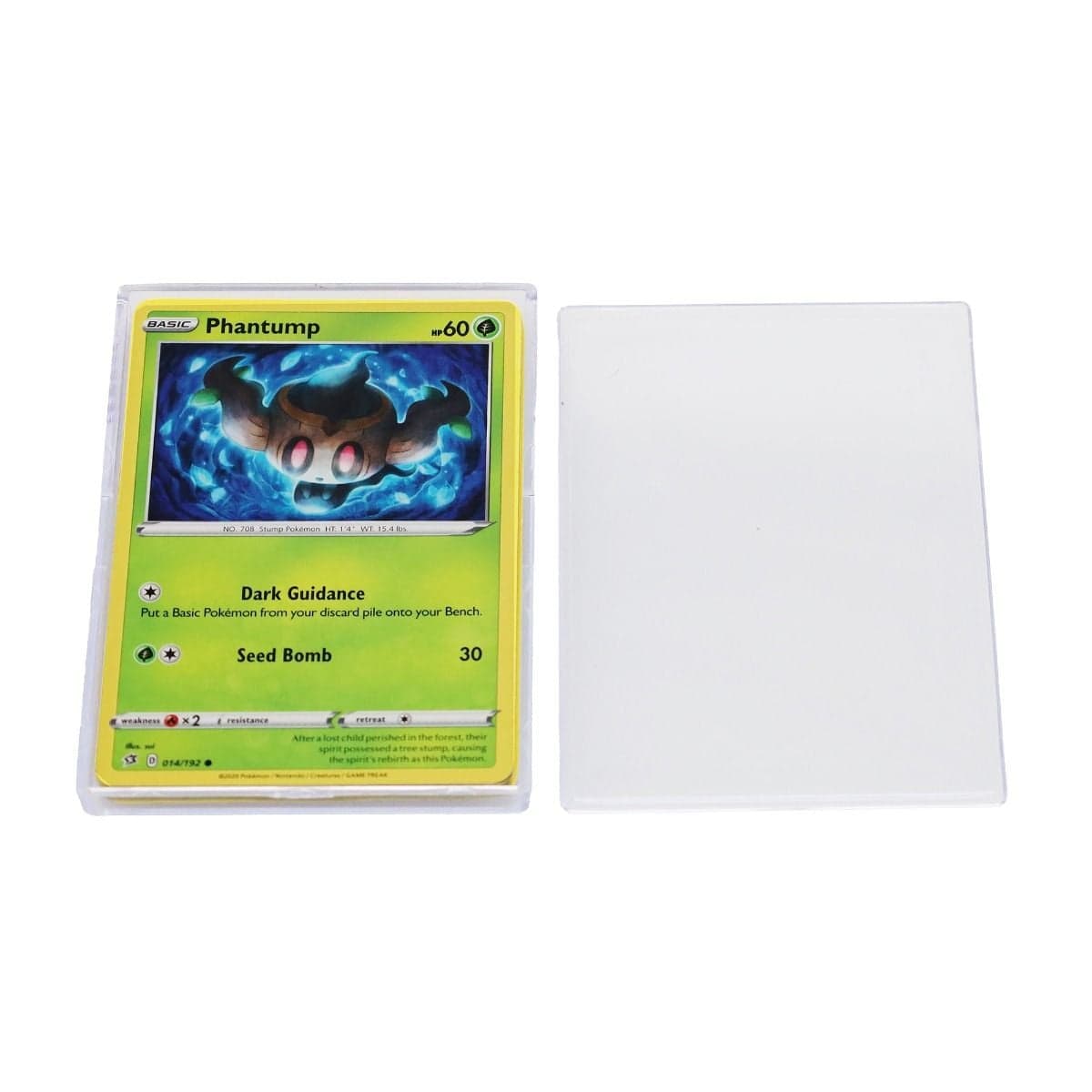 BCW 10-card slider box. pokemon lid off