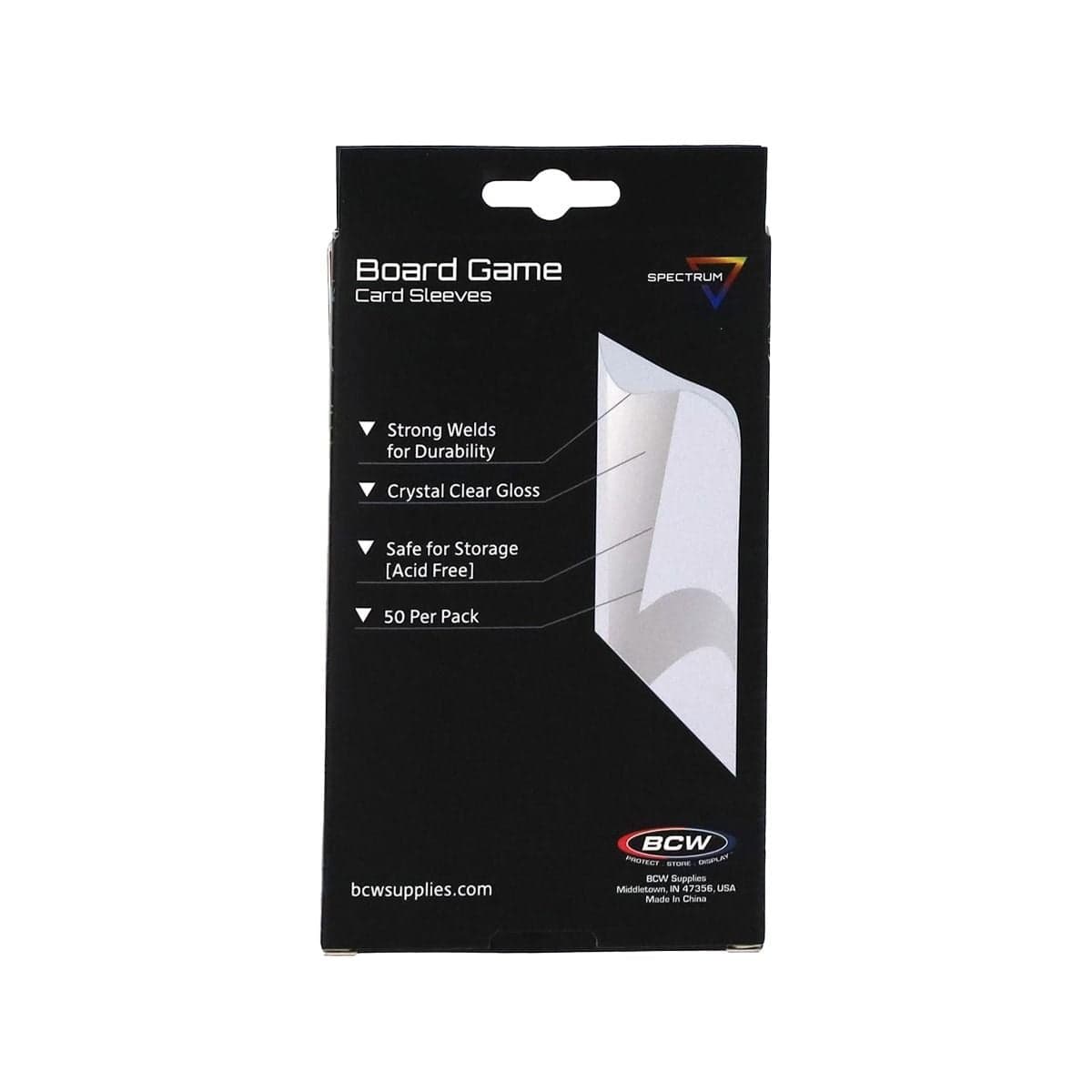 Spectrum Board Game Sleeves - Std Tarot (70MM X 120MM) packaging back