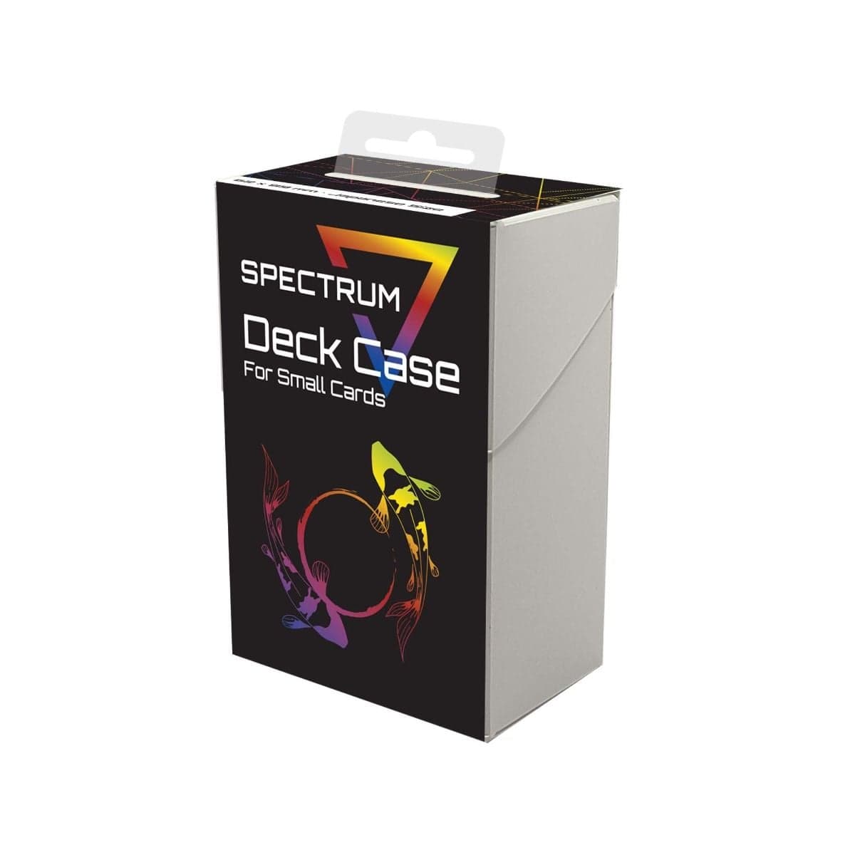 Spectrum white Japanese small card deck case inside packaging.