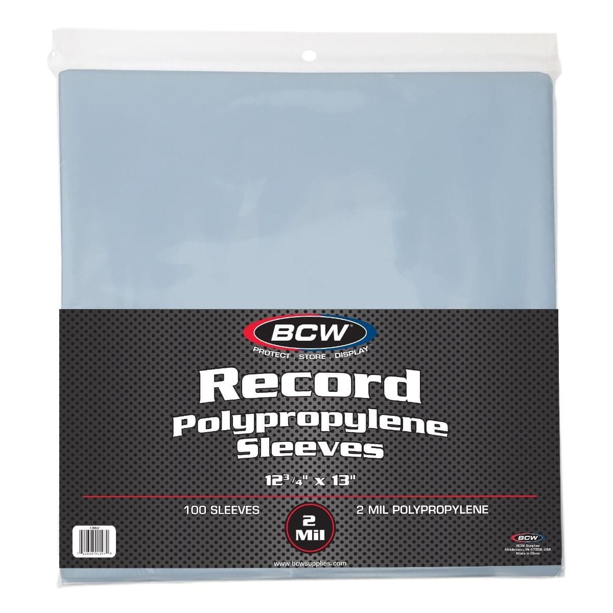 Package of BCW 12 Inch Record Sleeves - Polypropylene