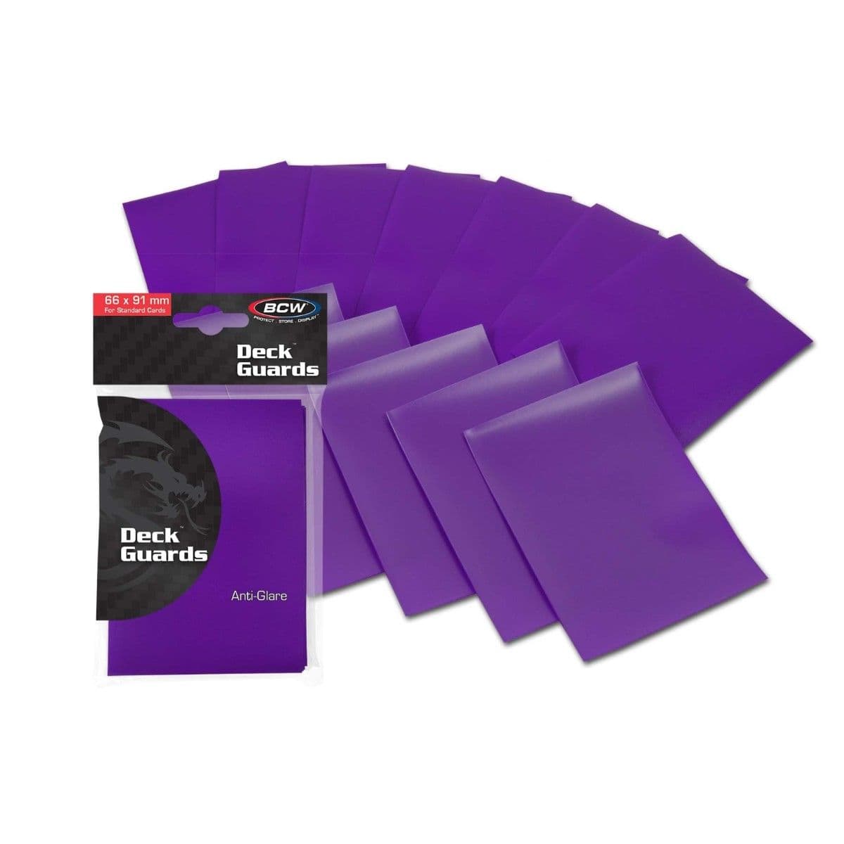 double matte deck guards - purple - spread out