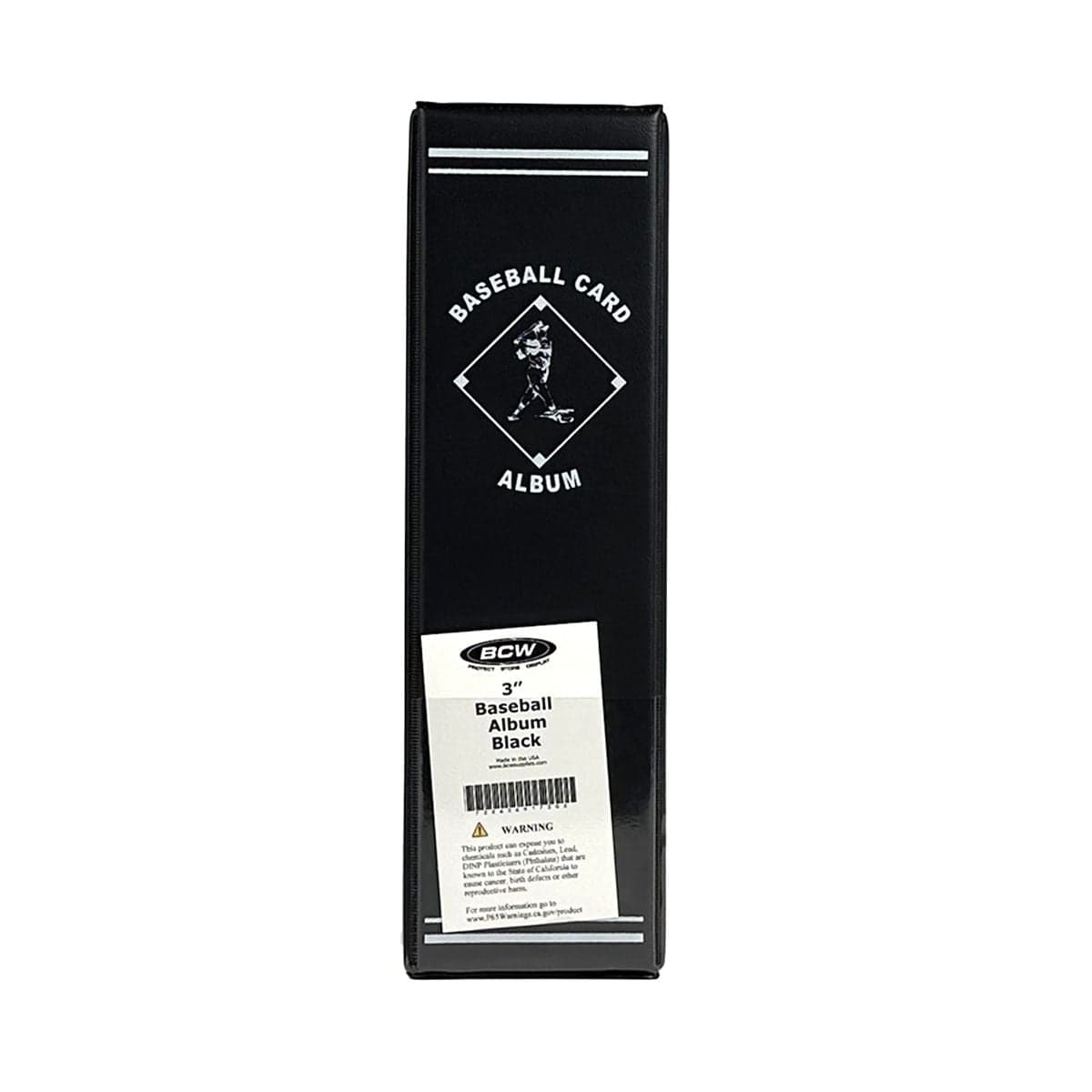 BCW black baseball card album