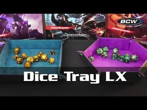 Square Dice Tray - Blue **LIMITED STOCK**