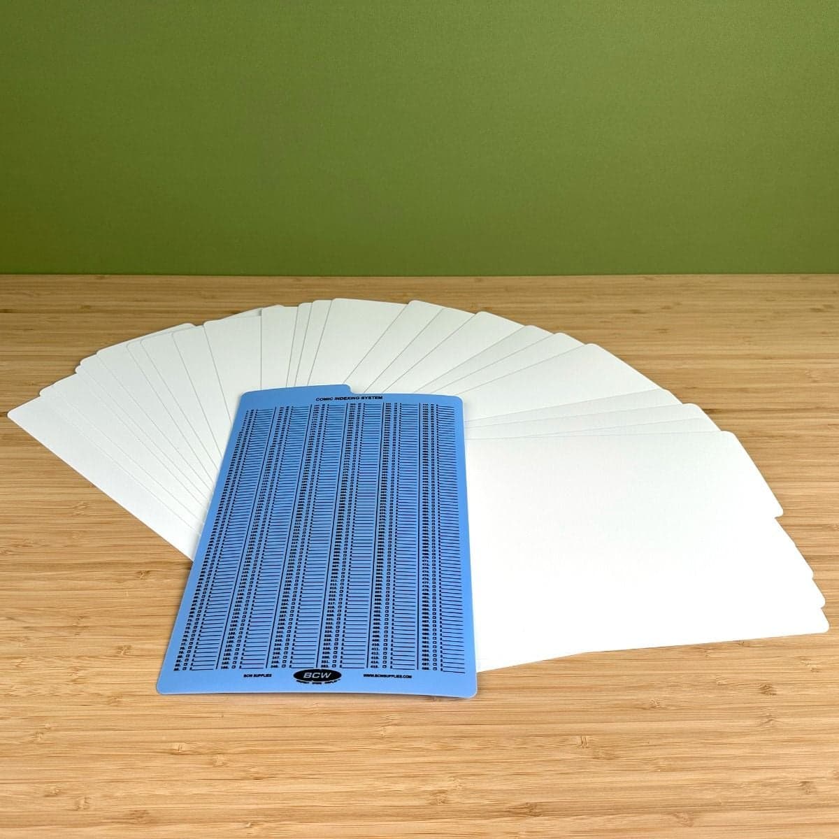 BCW Comic Book Dividers. White. With Index divider included