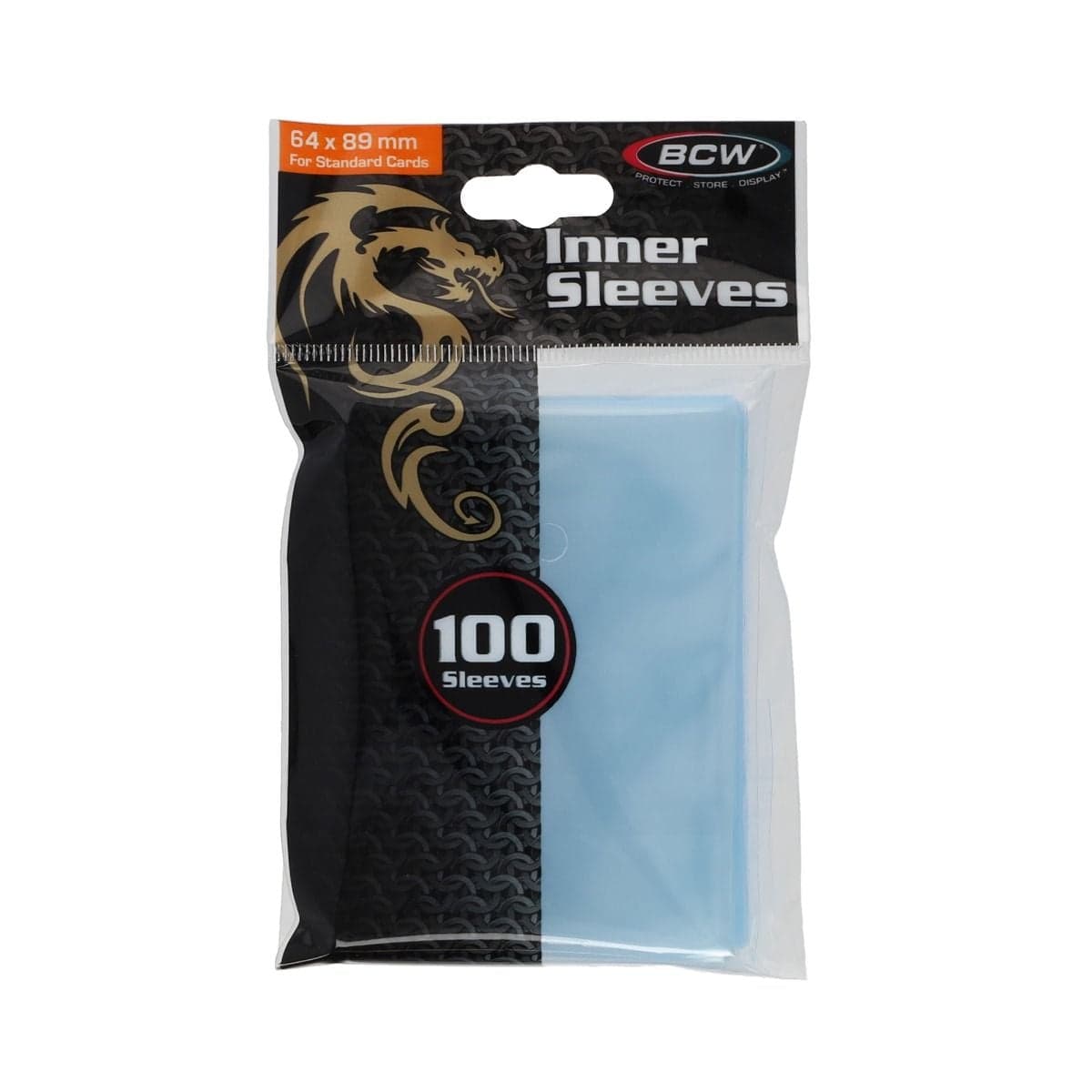 BCW Regular Inner Sleeves, front of packaging image